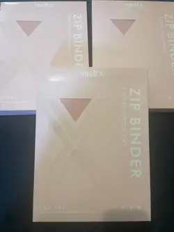 Vault X Just Pink 9-Pocket Exo-Tec Zip Binder - 360 Cards - New - Image 1