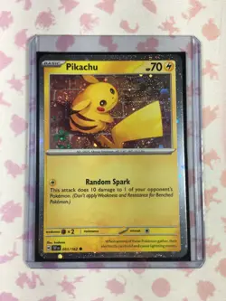 Pikachu 51/162 Cosmos Holo NM Scarlet & Violet (Temporal Forces) Pokemon Card - Image 1
