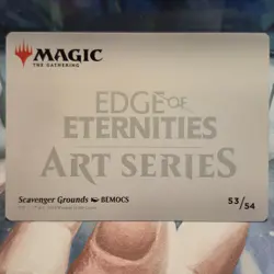 #53 Scavenger Grounds ART SERIES Edge of Eternities MTG Card EOE 53/54 - Image 2