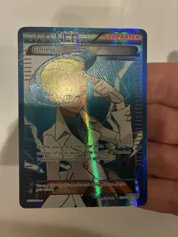 Colress Team Plasma 135 Full Art Holo Card Plasma Storm NM Near Mint Condition - Image 3