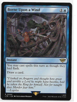 Borne Upon a Wind - The Lord of the Rings: Tales of Middle-earth MTG Rare - Image 1