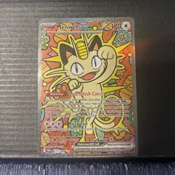 Pokemon Meowth ex 121/088 SIR- Perfect Order - Image 1