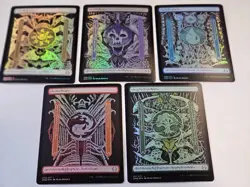 MTG - FOIL Phyrexian text Land Set - Phyrexia All Will Be One AWBO - Image 2