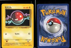 Voltorb 67/102 Common Base Set Unlimited Pokemon Moderately Played - Image 3