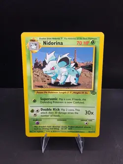Pokemon TCG Nidorin Uncommon- Base Set, Lightly Played - Image 1