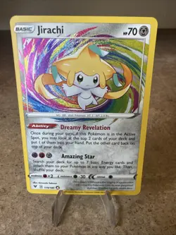 Pokemon Jirachi 119/185 Vivid Voltage Amazing Rare Holo NM - Image 1