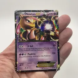 Mewtwo EX BW45 Holo Promo Black And White Promo Pokemon LP - Image 3