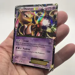 Mewtwo EX BW45 Holo Promo Black And White Promo Pokemon LP - Image 4