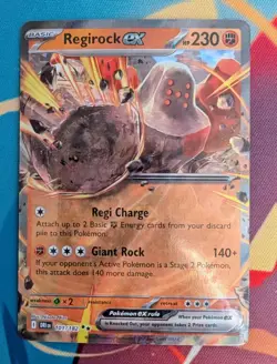 Regirock ex 101/182 Double Rare - Pokemon TCG Destined Rivals NM - Image 1
