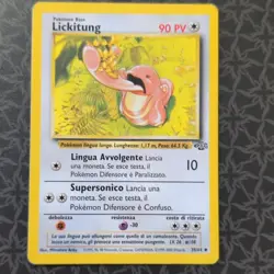 Pokemon Lickitung 38/64 Base Set Common Regular Unlimited Italian 90 HP 1999 - Image 1