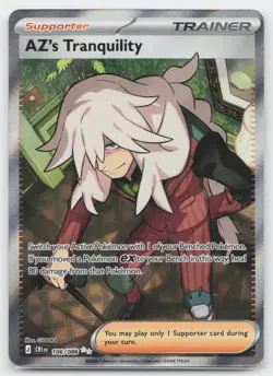 AZ's Tranquility 106/086 Ultra Rare ME04: Chaos Rising Pokemon Near Mint - Image 1