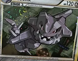 Steelix 24/95 HGSS Unleashed Deck Exclusive Holo (FULL SWIRL) Pokemon TCG - LP- - Image 3