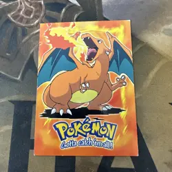 Pokemon Topps #06 Charizard E6 of 12 Non-Holo Vintage 1999 Blue Logo T12 - Image 1