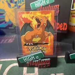 Pokemon Charizard Stage 3 Vintage Topps E6 of 12 1998 Non-Holo - Image 1