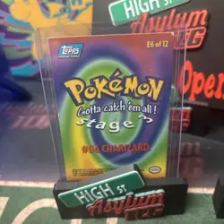 Pokemon Charizard Stage 3 Vintage Topps E6 of 12 1998 Non-Holo - Image 2