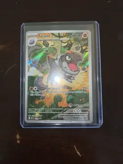 Tyrunt 070 Pokemon Center Stamped Promo Perfect Order Set - Image 1