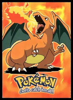 1999 Topps Pokemon Movie Edition Charizard Stage 3 #E6 *Crease - Image 1