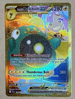 POKEMON: Iono's Bellibolt ex #188/159 Hyper Rare (Near Mint) - Image 1