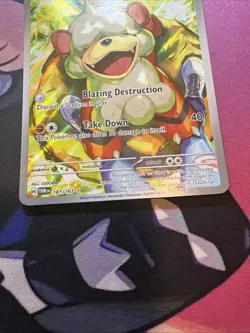 Hisuian Growlithe 181/167 Pokemon Twilight Masquerade Illustration Rare - Image 3