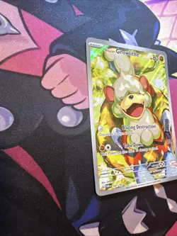 Hisuian Growlithe 181/167 Pokemon Twilight Masquerade Illustration Rare - Image 4