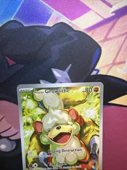 Hisuian Growlithe 181/167 Pokemon Twilight Masquerade Illustration Rare - Image 5