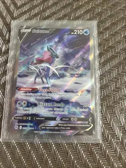 Pokemon TCG Suicune V GG38/GG70 Crown Zenith Ultra Rare Holo - Image 1
