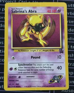 Sabrina's Abra 19/53 WOTC Pokemon Promo - Image 1