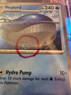 Wailord (041/159) [Cosmos Holo] (NM) - Pokemon - Journey Together SWIRL 🌀 - Image 5