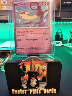 Scarlet & Violet Promo Latias Cosmo Holo 🌀 Swirl 🌀 139 Promo Pokemon - Image 1
