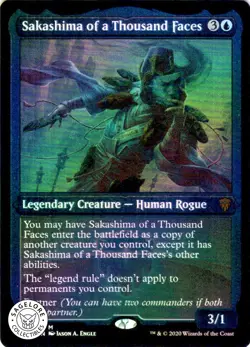 MTG Sakashima of a Thousand Faces (Foil Etch) (561) | NM | Commander Legends - Image 1