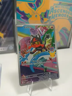 Litten MEP 044 - Pokemon First Partner 30th Anniversary Black Star Promo - Image 3