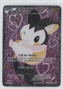 Emolga Pokemon Black & White Legendary Treasures Radiant Collection #RC23 - Image 1
