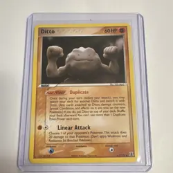 Pokemon Ditto (Geodude) Delta Species 62/113 Common Regular 60HP English 2005 - Image 1