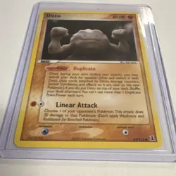 Pokemon Ditto (Geodude) Delta Species 62/113 Common Regular 60HP English 2005 - Image 2