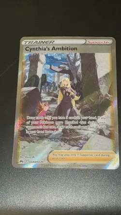 Pokemon Cynthia's Ambition GG60/GG70 Crown Zenith Ultra Rare Holo - Image 1