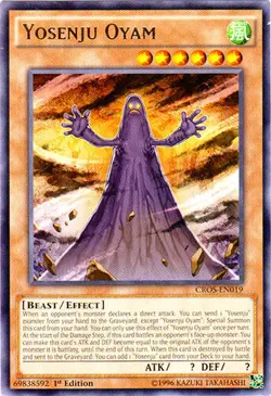 Yugioh! LP Yosenju Oyam - CROS-EN019 - Rare - 1st Edition Lightly Played, Englis - Image 1