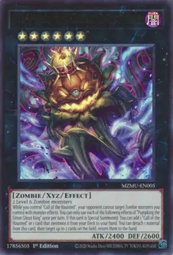 Yugioh! Pumpking the Great Ghost King - MZMU-EN005 - Ultra Rare - 1st Edition Ne - Image 1