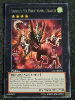 First Edition Harpies Pet Phantasmal Dragon LTGY-EN055 Near Mint Rare - Image 1