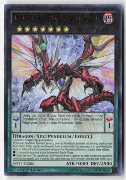Yugioh - Odd-Eyes Raging Dragon MP17-EN205 1st Edition - Ultra Rare - Image 1