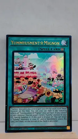 Yummyusment Mignon 1st Edition [NM] - Yu-Gi-Oh! RA05 [Ultra Rare] - Image 1