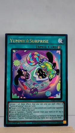 Yummy Surprise 1st Edition [NM] - Yu-Gi-Oh! RA05 [Ultra Rare] - Image 1