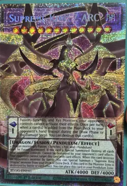 Supreme King Z-ARC 1st Edition Starlight Rare BLGG-EN141 Yu-Gi-Oh! - Image 1