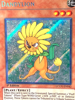 yugioh Dandylion LCGX-EN042 1st Ed Secret Rare Near Mint - Image 4