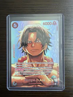 ST15-005 Portgas.D.Ace SR SP OP16 The Time of Battle One Piece TCG English Card - Image 1