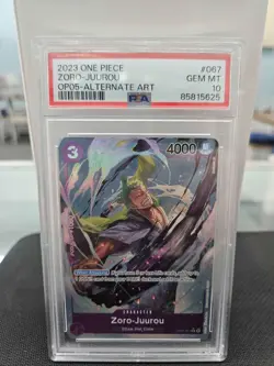 ONE PIECE Zoro-Juurou OP05-067 Awakening of the New Era ALT ART PSA 10 GEM MT - Image 1