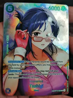 Bandai One Piece Tashigi OP14-029 OP-16 SP Rare Alt Art OP16 the time of battle - Image 4