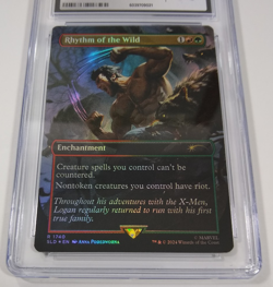 CGC 10 Gem Mint Rhythm of the Wild Foil MTG SLD Wolverine Marvel 1740 - Image 3