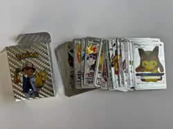 55Pcs Pokemon Silver Foil Cards - Image 2