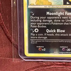Pokemon TCG Umbreon Holo Rare Card 22/95 Call of Legends 2011 (LOOK) - Image 4