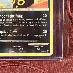 Pokemon TCG Umbreon Holo Rare Card 22/95 Call of Legends 2011 (LOOK) - Image 5